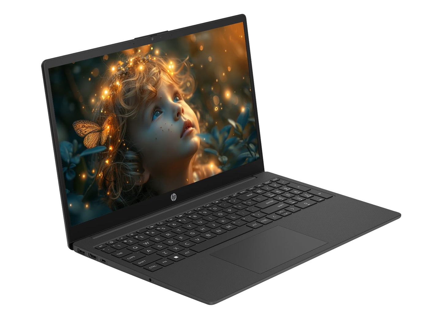 HP 15 Laptop, 15.6" FHD IPS Touch Screen Student Business Laptop Computer, 16GB RAM 512GB SSD, AMD Ryzen 7 Processor, AI Copilot, Wi-Fi 6, Windows 11, Numeric Keypad, HD Webcam, NLY Earphones, Black