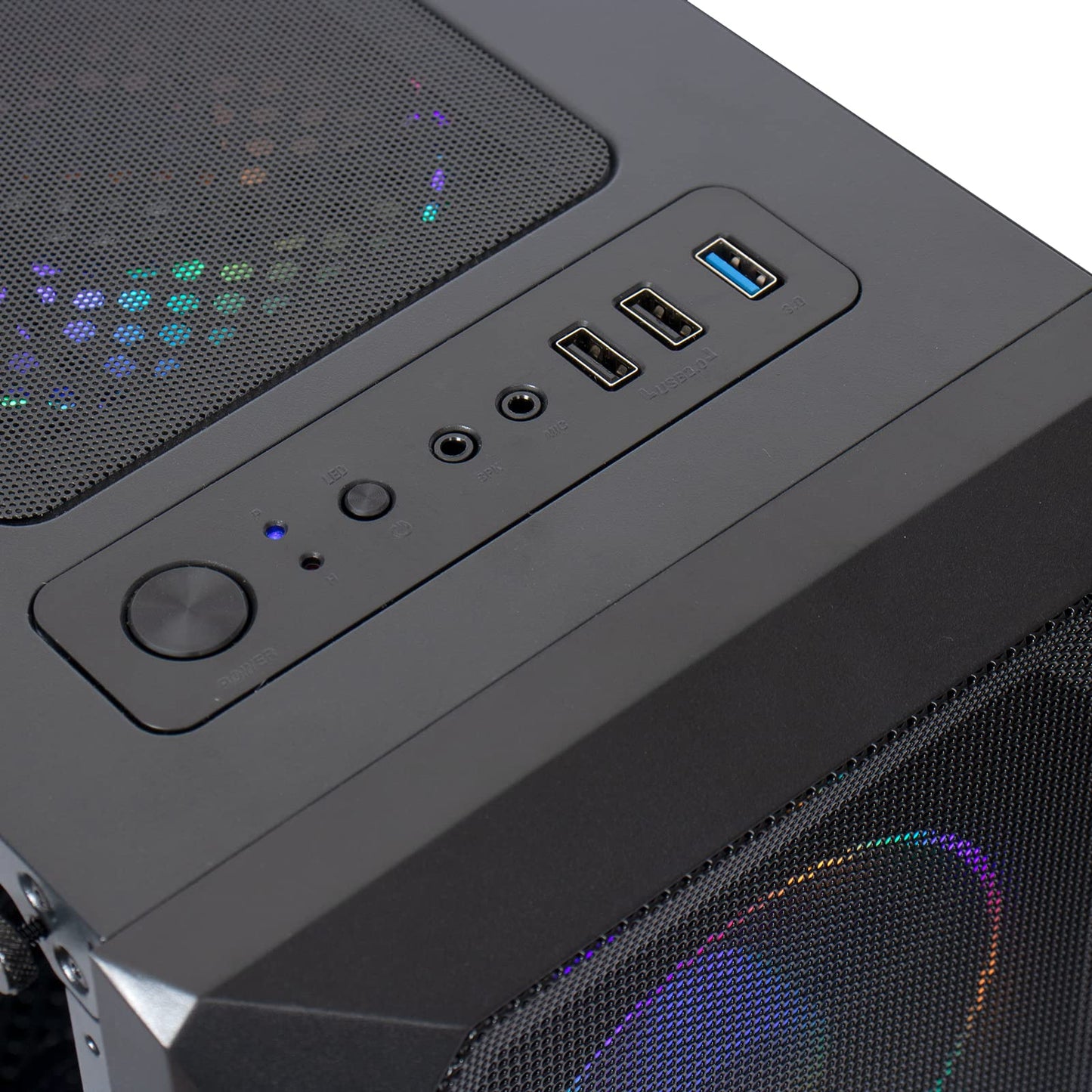 MXZ Gaming PC Computer R5 3500X, RX580, 8G DDR4, NVME 500G, B450,6RGB Fans,Windows 11 Pro Ready to use, Gamer Desktop Computer(R5 3500X| RX580)