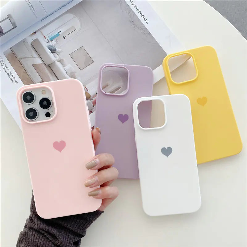 Love Silicone Phone Case