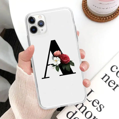 Flower Alphabet Phone Case