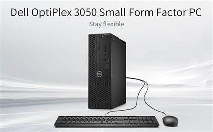 USED Dell Optiplex 3050 SFF Desktop Computer PC, Intel Quad Core i5-6500 up to 3.6GHz, 16GB DDR4, 256GB SSD, WiFi, 4K Support, DP, HDMI, Windows 11 Pro 64 Bit