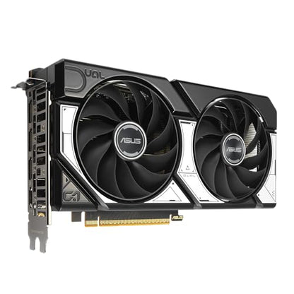ASUS Dual GeForce RTX™ 5060 8GB GDDR7 OC Edition (PCIe 5.0, 8GB GDDR7, DLSS 4, HDMI 2.1b, DisplayPort 2.1b, 2.5-Slot Design, Axial-tech Fan Design, 0dB Technology, and More)