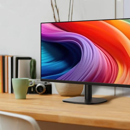Basics 24 Inch (23.8 inch viewable) Monitor, FHD 1080P, Max 100Hz, VESA Compatible, Built-in Speakers, Black