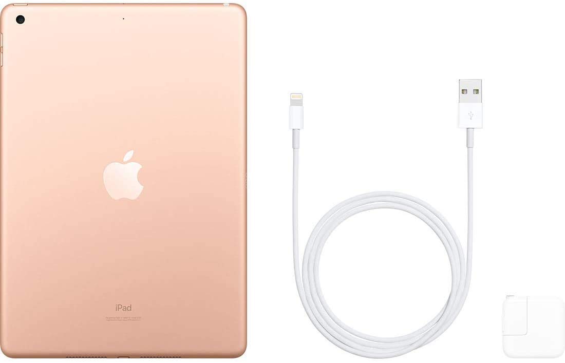 Apple iPad (10.2-Inch, Wi-Fi + Cellular, 128GB) - Gold (Latest Model) (Renewed)