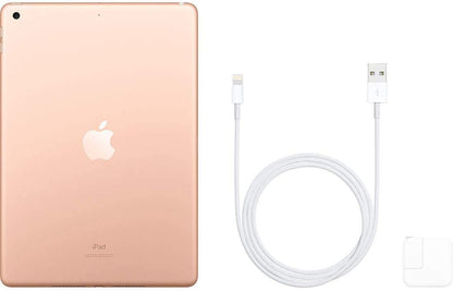 Apple iPad (10.2-Inch, Wi-Fi + Cellular, 128GB) - Gold (Latest Model) (Renewed)
