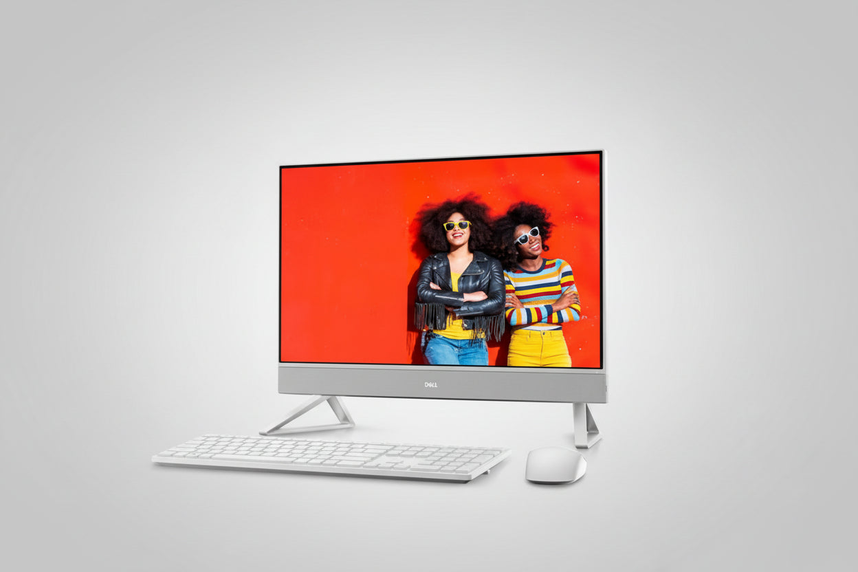 Dell Inspiron 5410 All-in-One Desktop, 23.8-inch FHD IPS, 12th Gen Intel Core i5-1235U, 16GB RAM, 512GB SSD, HDMI, RJ-45, Keyboard and Mouse, Wi-Fi, Windows 11 Pro(Renewed)