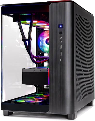 NEW Skytech King 95 Gaming PC Desktop, Ryzen 7 9800X3D 4.7 GHz (5.2 GHz Turbo Boost), NVIDIA RTX 5070 12GB GDDR7, 1TB Gen4 SSD, 32GB DDR5 RAM 6000 RGB, 850W Gold PSU, 360mm ARGB AIO, Wi-Fi, Win 11 Home