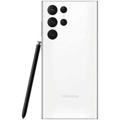 Samsung Galaxy S22 Ultra 5G, US Version, 128GB, Phantom White - Unlocked (Renewed)