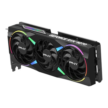 PNY NVIDIA GeForce RTX™ 5070 Epic-X™ ARGB OC Triple Fan, Graphics Card (12GB GDDR7, 192-bit, Boost Speed: 2685 MHz, SFF-Ready, PCIe® 5.0, HDMI®/DP 2.1, 2.4-Slot, Blackwell Architecture, DLSS 4)