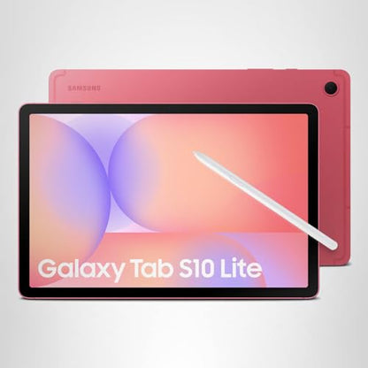 Samsung Galaxy Tab S10 Lite, 8GB RAM, 256GB, 2TB Expand, Long Battery Life, 10.9” LCD, S Pen for Note-Taking, Exynos 1380, Circle to Search, AI Tools, Coral Red