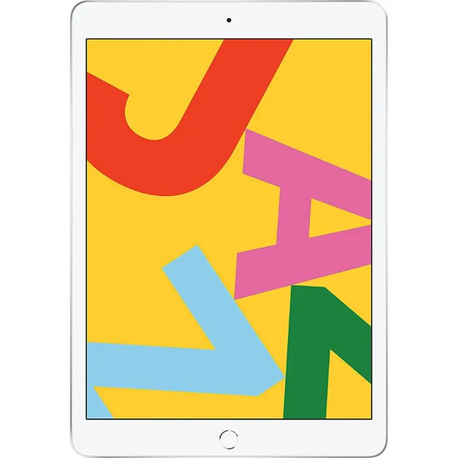 Apple iPad 10.2'' (Late 2019) 128GB, WiFi Only - Silver (Renewed)