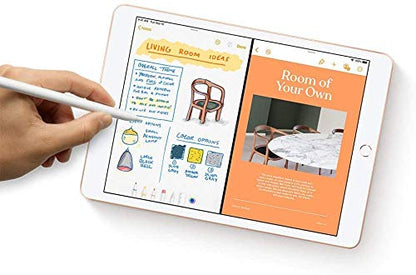 Apple iPad (10.2-Inch, Wi-Fi + Cellular, 128GB) - Gold (Latest Model) (Renewed)
