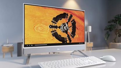 Dell Inspiron 5410 All-in-One Desktop, 23.8-inch FHD IPS, 12th Gen Intel Core i5-1235U, 16GB RAM, 512GB SSD, HDMI, RJ-45, Keyboard and Mouse, Wi-Fi, Windows 11 Pro(Renewed)