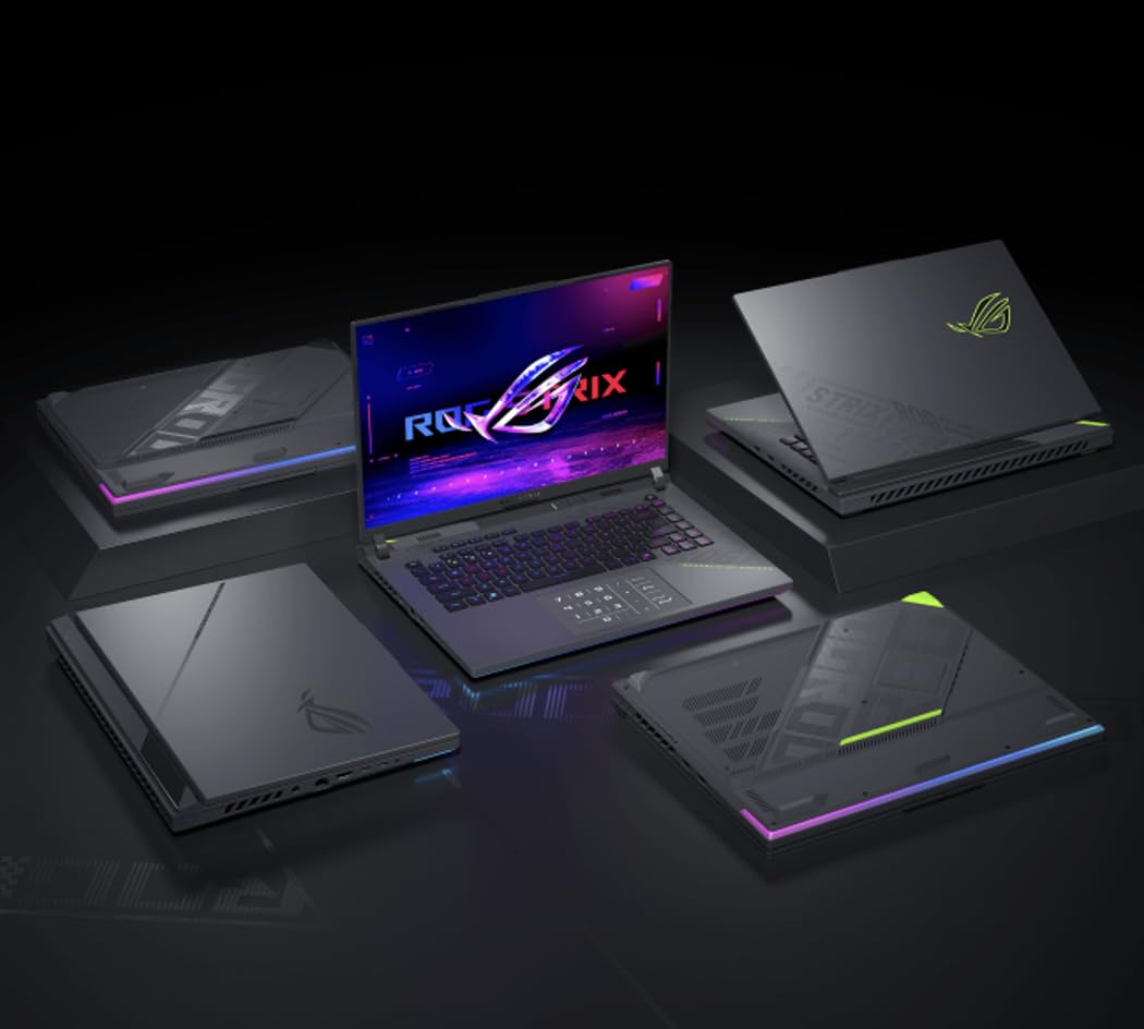 ASUS ROG Strix G16 AI Gaming Laptop 16.0" 240Hz IPS WQXGA Display (AMD Ryzen 9 9955HX, GeForce RTX 5070 8GB, 64GB DDR5, 1TB PCIe SSD, RGB KB, WiFi 6E, Win 11 Pro) w/DKZ USB Port Expander