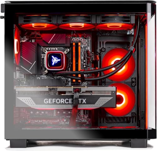 NEW Skytech King 95 Gaming PC Desktop, Ryzen 7 9800X3D 4.7 GHz (5.2 GHz Turbo Boost), NVIDIA RTX 5070 12GB GDDR7, 1TB Gen4 SSD, 32GB DDR5 RAM 6000 RGB, 850W Gold PSU, 360mm ARGB AIO, Wi-Fi, Win 11 Home