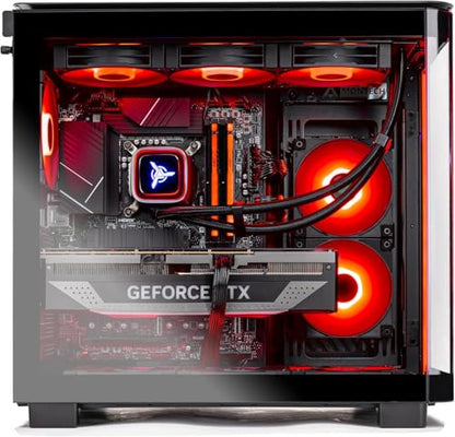 NEW Skytech King 95 Gaming PC Desktop, Ryzen 7 9800X3D 4.7 GHz (5.2 GHz Turbo Boost), NVIDIA RTX 5070 12GB GDDR7, 1TB Gen4 SSD, 32GB DDR5 RAM 6000 RGB, 850W Gold PSU, 360mm ARGB AIO, Wi-Fi, Win 11 Home