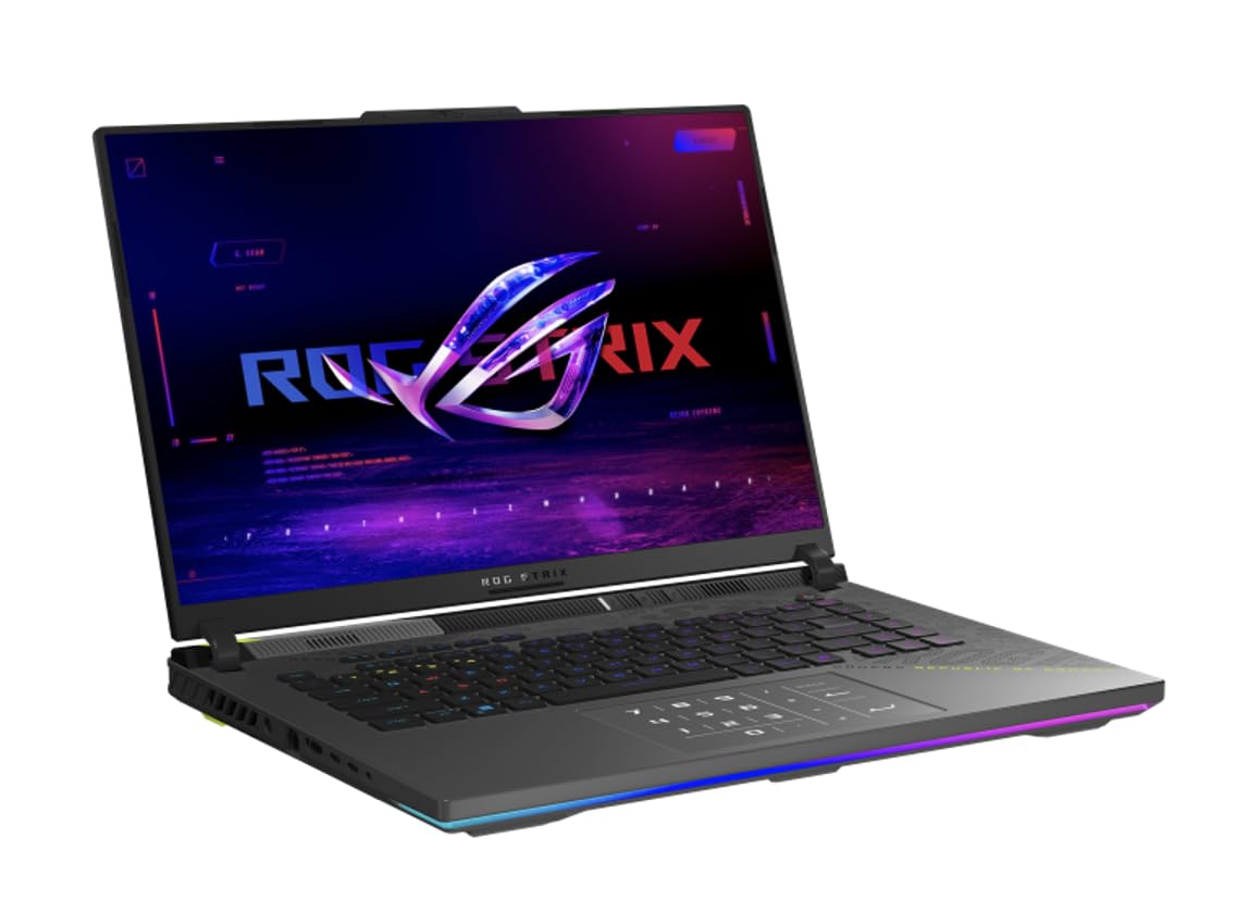 ASUS ROG Strix G16 AI Gaming Laptop 16.0" 240Hz IPS WQXGA Display (AMD Ryzen 9 9955HX, GeForce RTX 5070 8GB, 64GB DDR5, 1TB PCIe SSD, RGB KB, WiFi 6E, Win 11 Pro) w/DKZ USB Port Expander