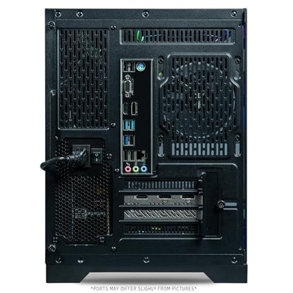ViprTech Reaper 2.5 Liquid-Cooled PC - AMD Ryzen 7 8700F (5.0Ghz Turbo), AMD RX 9060 XT 16GB, 16GB DDR5 RAM, 1TB NVMe SSD, 800W Gold PSU, VR-Ready, WiFi BT, Win 11, Gaming Desktop Computer, Black