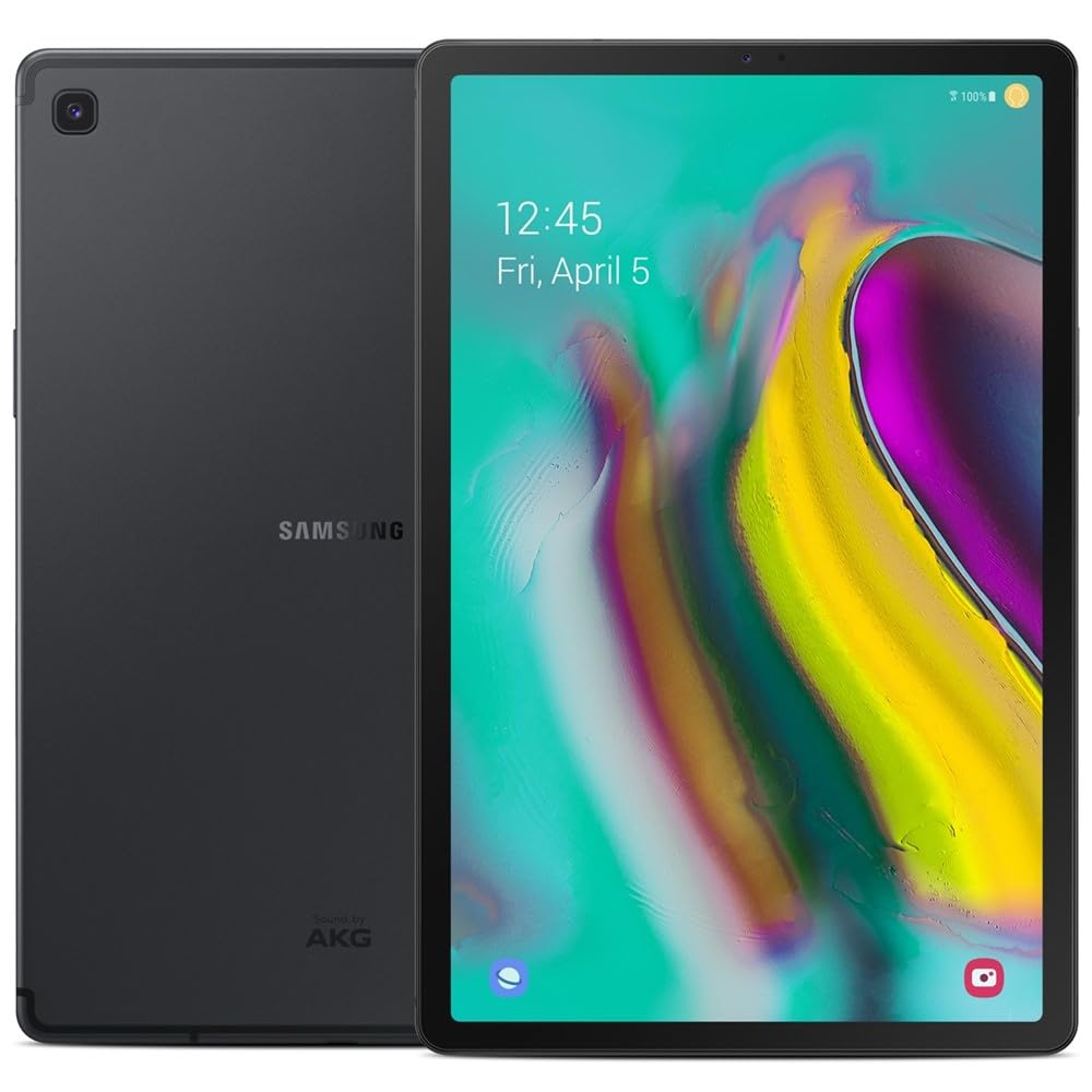 SAMSUNG Galaxy Tab S5e 4G LTE (64GB, 4GB) 10.5” Cellular Android Tablet, All Day Battery, Snapdragon 670 (AT&T Locked, 4G LTE) SM-T727A (Black) (Renewed)