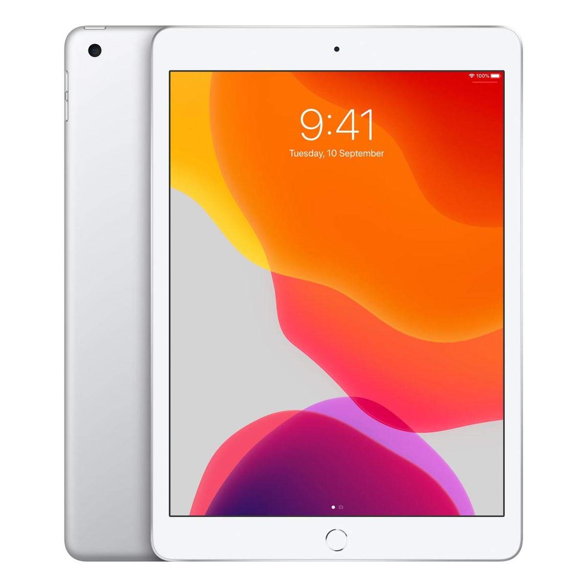 Apple iPad 10.2'' (Late 2019) 128GB, WiFi Only - Silver (Renewed)