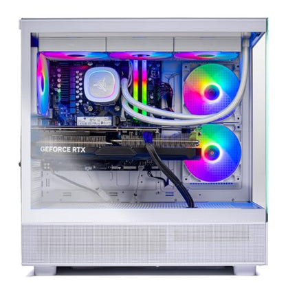 NEW Skytech Gaming Azure 3 Desktop PC, Ryzen 7 9700X 3.8 GHz (5.5GHz), NVIDIA RTX 4060 8GB, 1TB NVMe SSD, 16GB DDR5 RAM 6000, 650W Gold PSU, 360mm ARGB AIO, Wi-Fi, Win 11