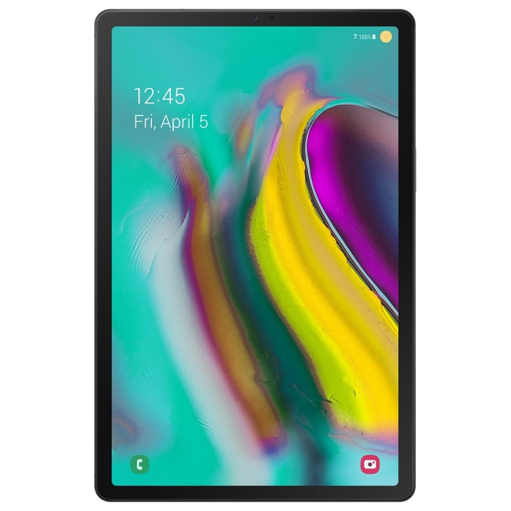 SAMSUNG Galaxy Tab S5e 4G LTE (64GB, 4GB) 10.5” Cellular Android Tablet, All Day Battery, Snapdragon 670 (AT&T Locked, 4G LTE) SM-T727A (Black) (Renewed)