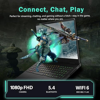 HP Omen 16" Gaming Laptop, AMD Ryzen 9 8940HX, GeForce RTX 5070 Graphics, 32GB DDR5, 2TB Storage(1TB SSD&1TB Docking Station Set), FHD 144Hz Display, Backlit Keyboard, Copilot, Win 11 Pro, Black