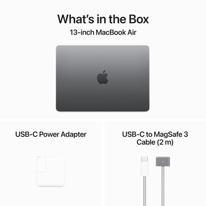 Apple 2024 MacBook Air with Apple M3 chip, 13-inch, 16GB RAM, 512GB SSD Storage Space Gray (Renewed)