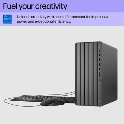 HP Envy Desktop PC, Intel Core i7-14700, 32 GB RAM, 1 TB SSD, UHD Graphics 770, Windows 11 Pro, TE01-5002 (2024)