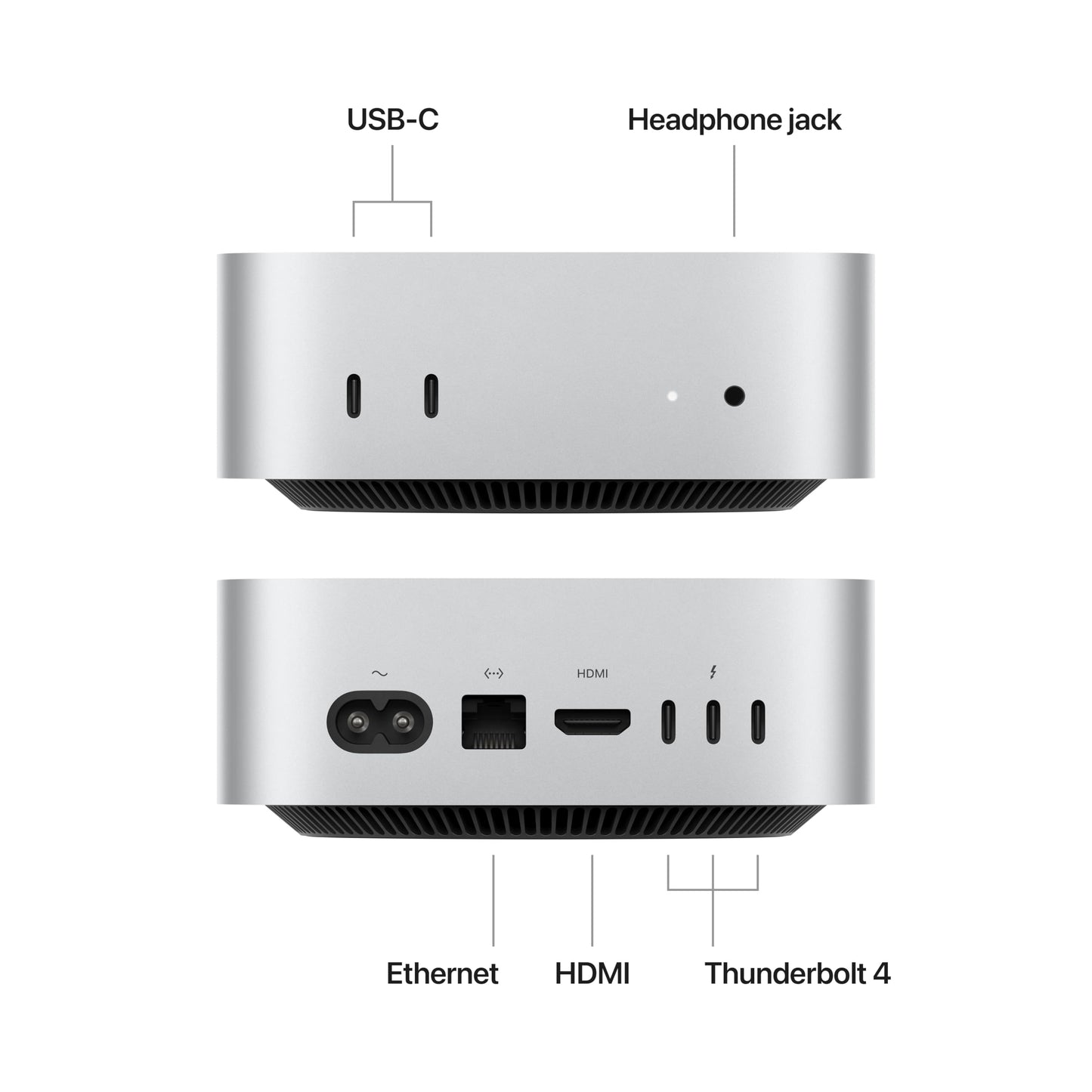 Apple 2024 Mac mini Desktop Computer with M4 chip with 10‑core CPU and GPU: Built for Apple Intelligence, 16GB Unified Memory, 256GB SSD Storage, Gigabit Ethernet. Works with iPhone/iPad