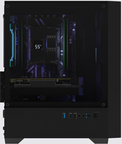 OKAMUS Gaming PC, i7 CPU, GTX 1660 Super 6GB Graphics, 512 GB M.2, 16 GB RAM Pre-Built Computer, RGB Fans x 4, Win 11 Home，WiFi 6 + 5.2/5.3, 550W PSU (i7+GTX 1660S+512GB+16GB)