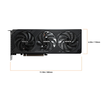 GIGABYTE GeForce RTX 5070 WINDFORCE OC SFF 12G Graphics Card, 12GB 192-bit GDDR7, PCIe 5.0, WINDFORCE Cooling System, GV-N5070WF3OC-12GD Video Card