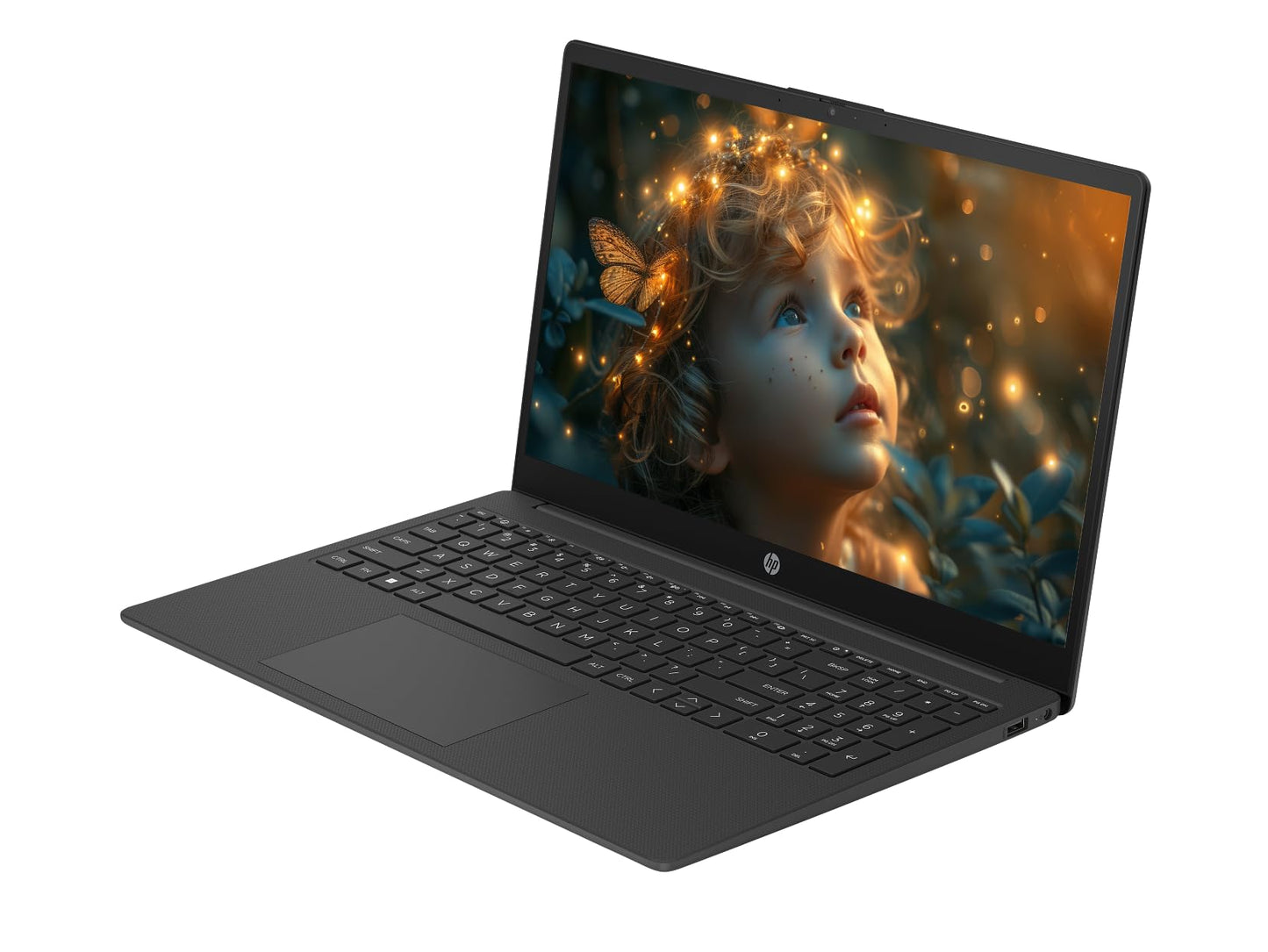 HP 15 Laptop, 15.6" FHD IPS Touch Screen Student Business Laptop Computer, 16GB RAM 512GB SSD, AMD Ryzen 7 Processor, AI Copilot, Wi-Fi 6, Windows 11, Numeric Keypad, HD Webcam, NLY Earphones, Black