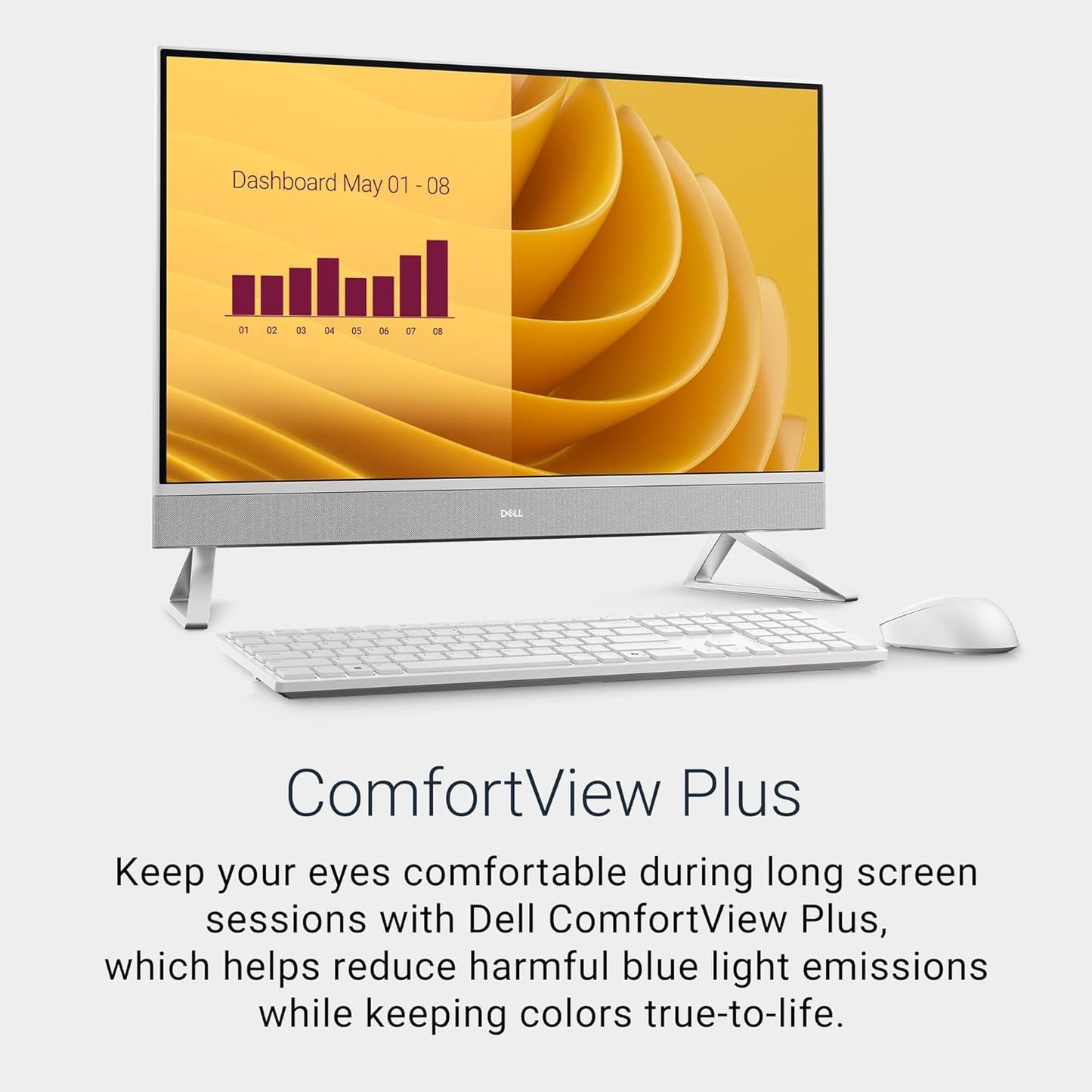 Dell 27 All in One Touchscreen Desktop Computer, 27" FHD IPS Touch Screen Display, Intel Core 7 150U, 32 GB DDR5, 1 TB SSD, NVIDIA GeForce MX570A GDDR6, Wi-Fi 6E, Wireless KB & Mouse, Windows 11 Pro
