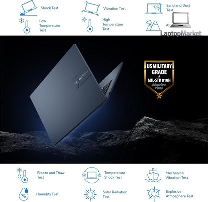 Customized ASUS Vivobook 14 FHD Laptop | Intel 13th Core i3, Up to 4.5GHz | 8/12/16/24/40GB DDR4 RAM | 256GB/512GB/1TB/2TB/4TB PCIe SSD | Win 11 | Wi-Fi 6E | HDMI | NumberPad | Thin & Light