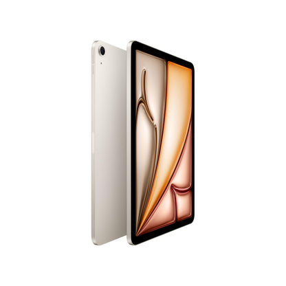 Apple iPad Air 11-inch with M3 chip Built for Apple Intelligence, Liquid Retina Display, 128GB, 12MP Front/Back Camera, Wi-Fi 6E, Touch ID, All-Day Battery Life — Starlight