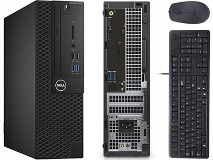 USED Dell Optiplex 3050 SFF Desktop Computer PC, Intel Quad Core i5-6500 up to 3.6GHz, 16GB DDR4, 256GB SSD, WiFi, 4K Support, DP, HDMI, Windows 11 Pro 64 Bit