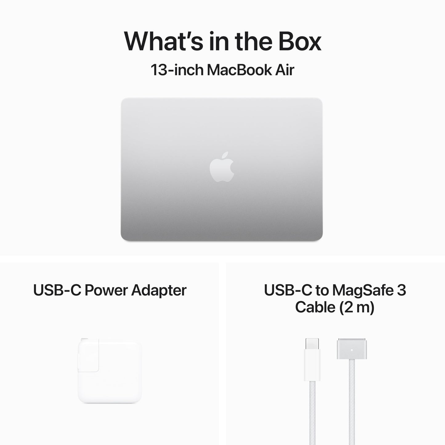 Apple 2024 MacBook Air with Apple M3 Chip, 13-inch, 8GB RAM, 512GB SSD Storage Silver (Renewed)