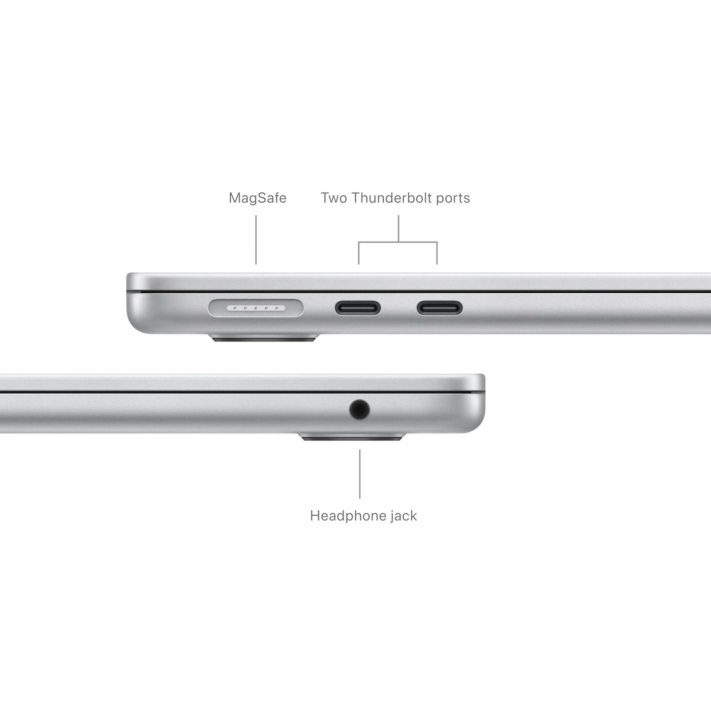 Apple 2024 MacBook Air with Apple M3 Chip, 13-inch, 8GB RAM, 512GB SSD Storage Silver (Renewed)