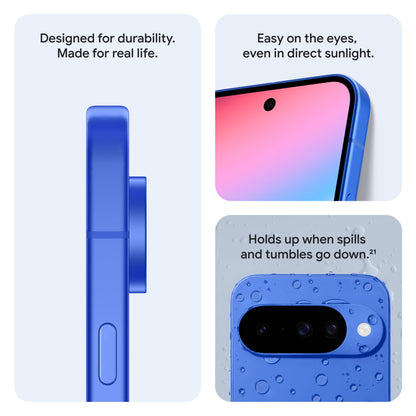 Google Pixel 10 - Unlocked Android Smartphone - Gemini AI Assistant - Advanced Triple Rear Camera, Fast-Charging 24+ Hour Battery, and 6.3" Actua Display - Frost - 256 GB (2025 Model)