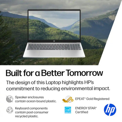 HP 15.6" Laptop with Microsoft 365-1.1TB Storage - 8GB Memory - Intel Inside | Anti-Glare Display, 128GB SSD and 1TB Cloud Storage, 4-Cores CPU, Fast Charge and 12hrs Battery, no Mouse