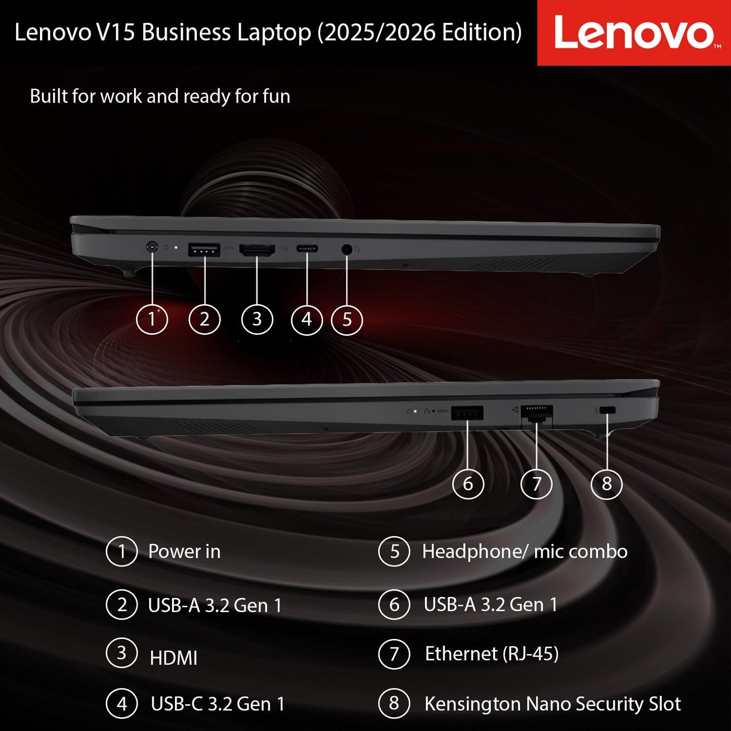 Lenovo 2026 Latest Business and Student Laptop, Ryzen 3 7320U(Outperforms Intel i7-1065G7), 16GB DDR5, 512GB PCIE, 15.6" FHD IPS Display, Wi-Fi 6, Bluetooth 5.3, Long Battery Life, Windows 11 Pro