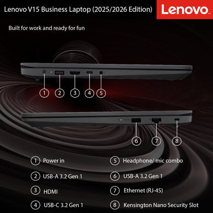 Lenovo 2026 Latest Business and Student Laptop, Ryzen 3 7320U(Outperforms Intel i7-1065G7), 16GB DDR5, 512GB PCIE, 15.6" FHD IPS Display, Wi-Fi 6, Bluetooth 5.3, Long Battery Life, Windows 11 Pro