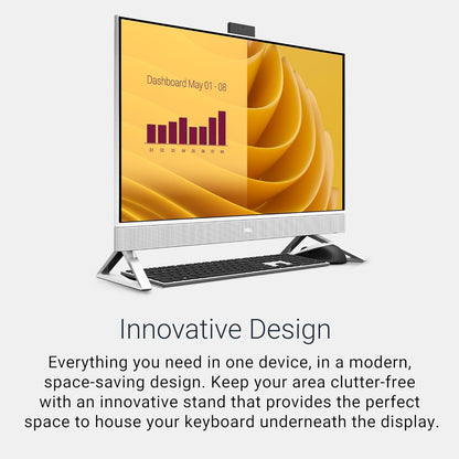 Dell 27 All in One Touchscreen Desktop Computer, 27" FHD IPS Touch Screen Display, Intel Core 7 150U, 32 GB DDR5, 1 TB SSD, NVIDIA GeForce MX570A GDDR6, Wi-Fi 6E, Wireless KB & Mouse, Windows 11 Pro