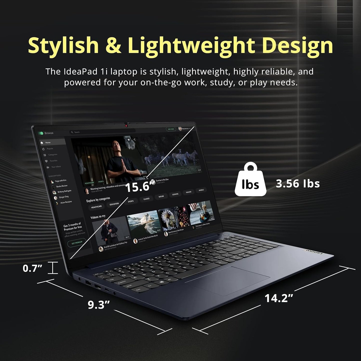 Lenovo Latest 15.6'' FHD Touchscreen Laptop with Microsoft Office for Web, Powerful 13th Intel Core i5 Processor (Beats 12th i7), 16GB RAM, 628GB SSD (500GB External), Windows 11, Long Battery Life