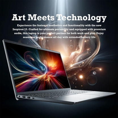 Dell Inspiron 15.6" FHD Touchscreen Laptop | Intel Core i5-1334U CPU | 12GB RAM | 768GB Storage (256GB PCIe SSD + 512GB External) | Long Battery Life | Win 11 with Office 365 for The Web | w/o Mouse