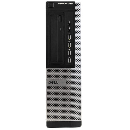 Refurbish Dell Desktop Computer Package Compatible with Dell Optiplex 7010 Intel Quad Core i5 3.2GHz, 8GB Ram, 500GB HDD, 19-inch LCD, DVD, WiFi, Keyboard, Mouse, Windows 11 Pro