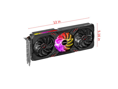 ASRock Intel Arc A770 Graphics Phantom Gaming 16G OC 2200 MHz 17.5 Gbps 256-bit GDDR6 7680x4320 DisplayPort HDMI 0dB Silent Cooling Video Card