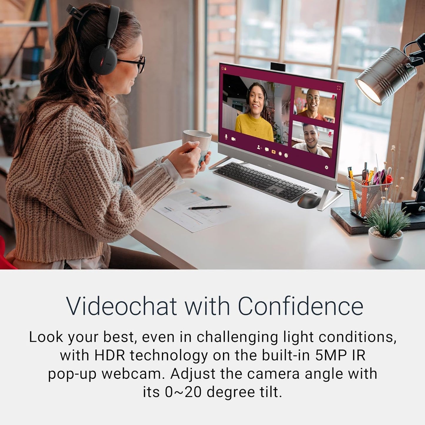 Dell 27 All in One Touchscreen Desktop Computer, 27" FHD IPS Touch Screen Display, Intel Core 7 150U, 32 GB DDR5, 1 TB SSD, NVIDIA GeForce MX570A GDDR6, Wi-Fi 6E, Wireless KB & Mouse, Windows 11 Pro