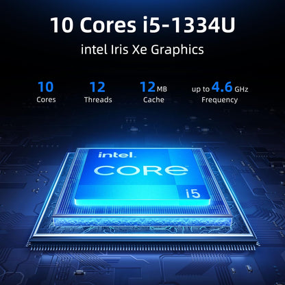 Dell 15.6" 2K Touchscreen Laptop Computer- Intel 10-Core i5-1334U(Beat Ryzen 7 7730U), 32GB RAM 1TB SSD, Win 11 Pro WiFi6 Long Battery Life Bluetooth, Laptops for Gaming Business w/GM Accessory